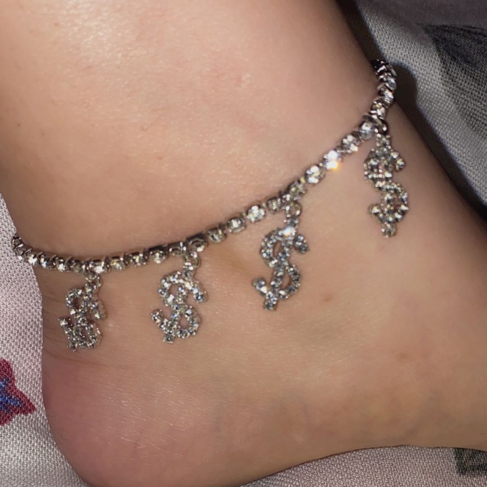 Dolla $ Sign anklet.